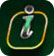 Tap the i icon to review the rules and controls in Blackjack on your mobile device